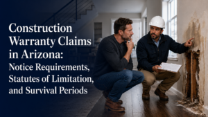 Construction Warranty Claims in Arizona - RSN Law